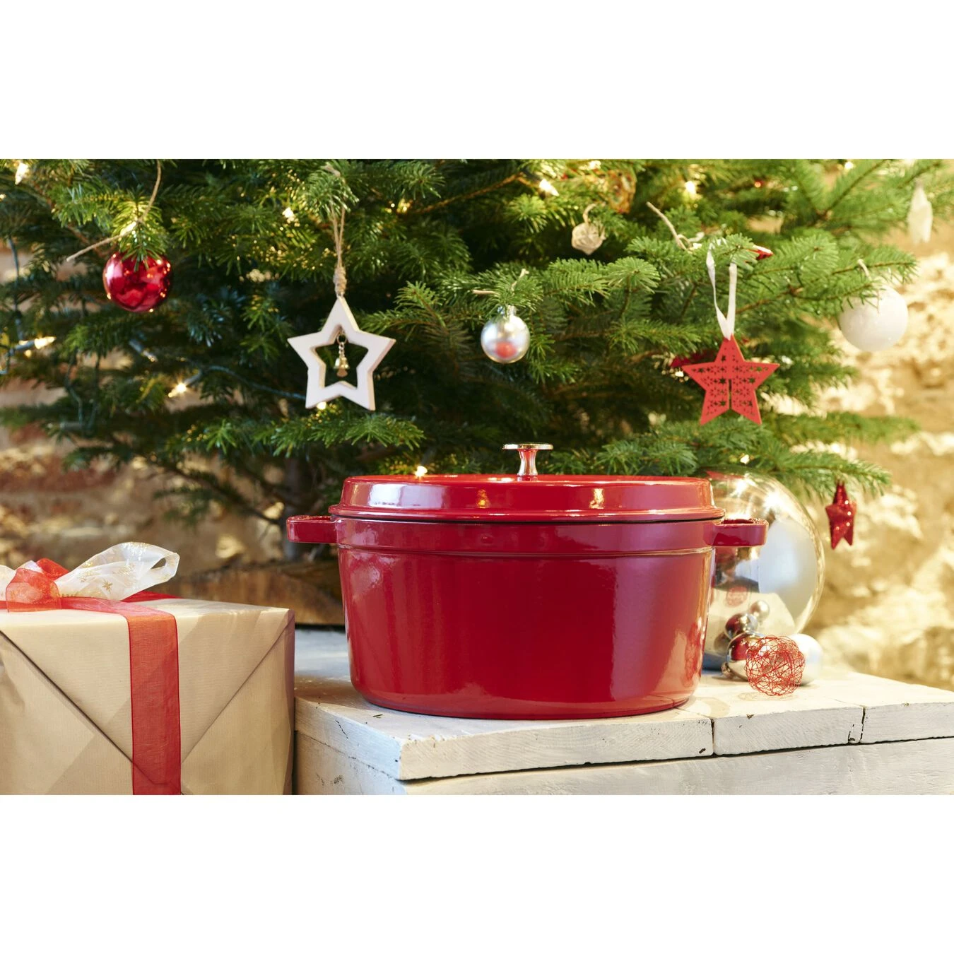 Staub Cocotte 30 Cm, Rund, Kirsch-Rot, Gusseisen 8 Staub Cocotte 30 Cm, Rund, Kirsch-Rot, Gusseisen – Bild 6