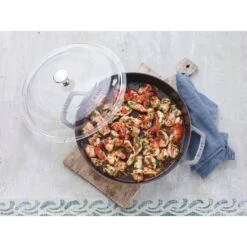 Alternative view of Staub Gewölbter Glasdeckel 26 Cm, Glas