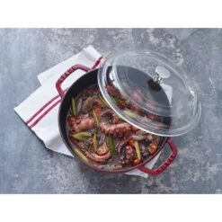 Staub Gewölbter Glasdeckel 28 Cm, Glas 9 Staub Gewölbter Glasdeckel 28 Cm, Glas -Staub Geschäft 000011660