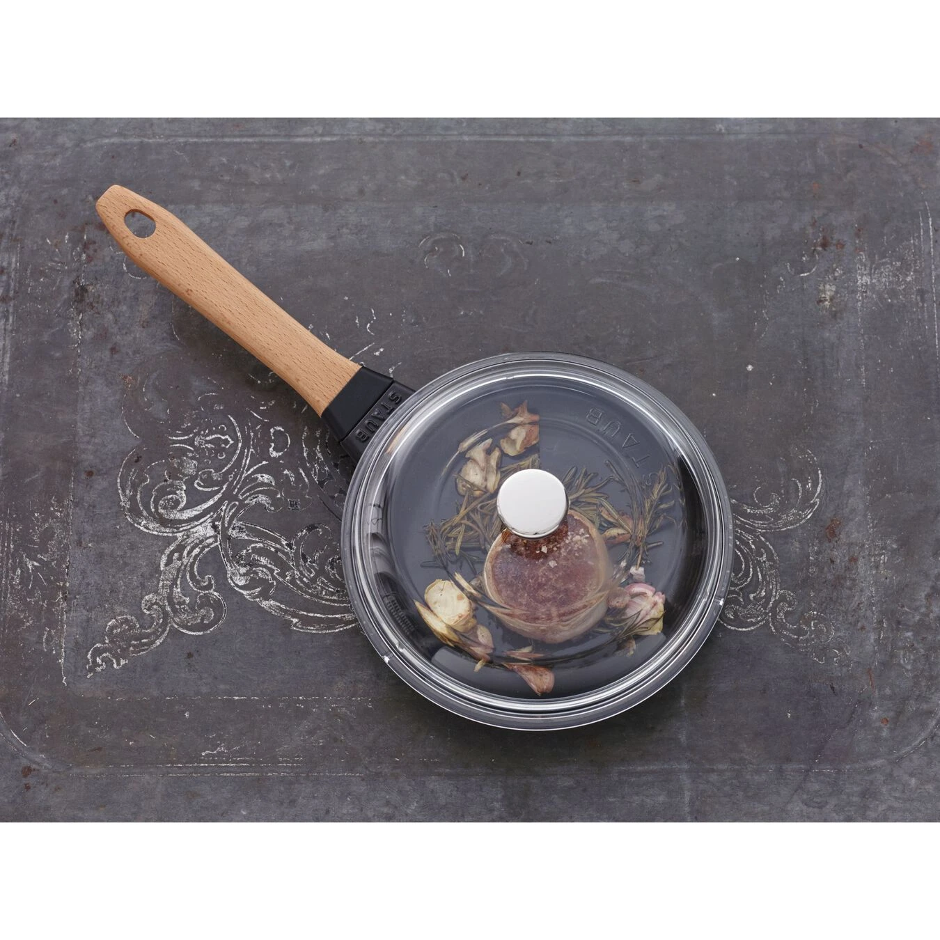 Staub Gewölbter Glasdeckel 20 Cm, Glas 5 Staub Gewölbter Glasdeckel 20 Cm, Glas – Bild 3