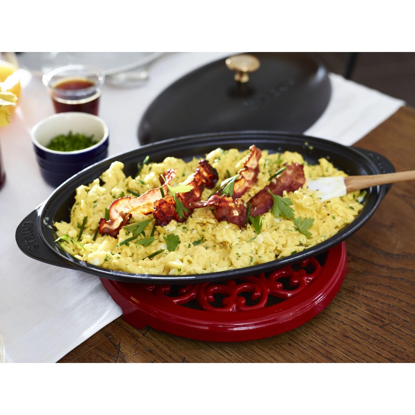 Staub Ofenform Mit Deckel 31 Cm, Gusseisen 7 Staub Ofenform Mit Deckel 31 Cm, Gusseisen – Bild 5