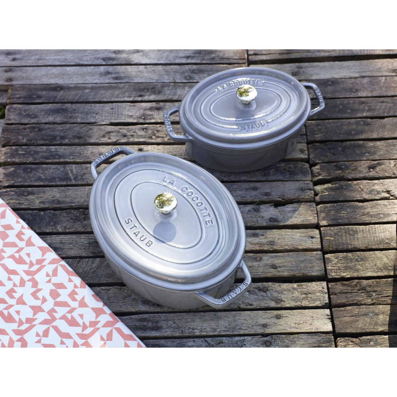 Staub Cocotte 15 Cm, Oval, Graphit-Grau, Gusseisen 8 Staub Cocotte 15 Cm, Oval, Graphit-Grau, Gusseisen – Bild 6