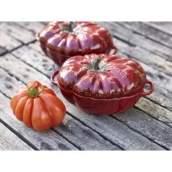 Staub Cocotte 16 Cm, Tomate, Kirsch-Rot, Keramik -Staub Geschäft 000017305