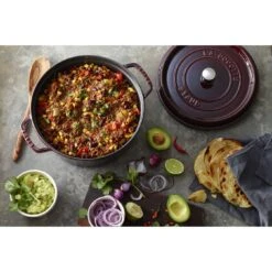 Staub Cocotte 28 Cm, Rund, Grenadine-Rot, Gusseisen 11 Staub Cocotte 28 Cm, Rund, Grenadine-Rot, Gusseisen -Staub Geschäft 000017580
