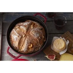 Staub Cocotte 24 Cm, Rund, Kirsch-Rot, Gusseisen 10 Staub Cocotte 24 Cm, Rund, Kirsch-Rot, Gusseisen -Staub Geschäft 000017825