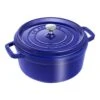 Staub Cocotte 24 Cm, Rund, Dunkelblau, Gusseisen -Staub Geschäft 1004297 3