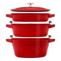 Staub Kochtopfset 3-tlg, Gusseisen