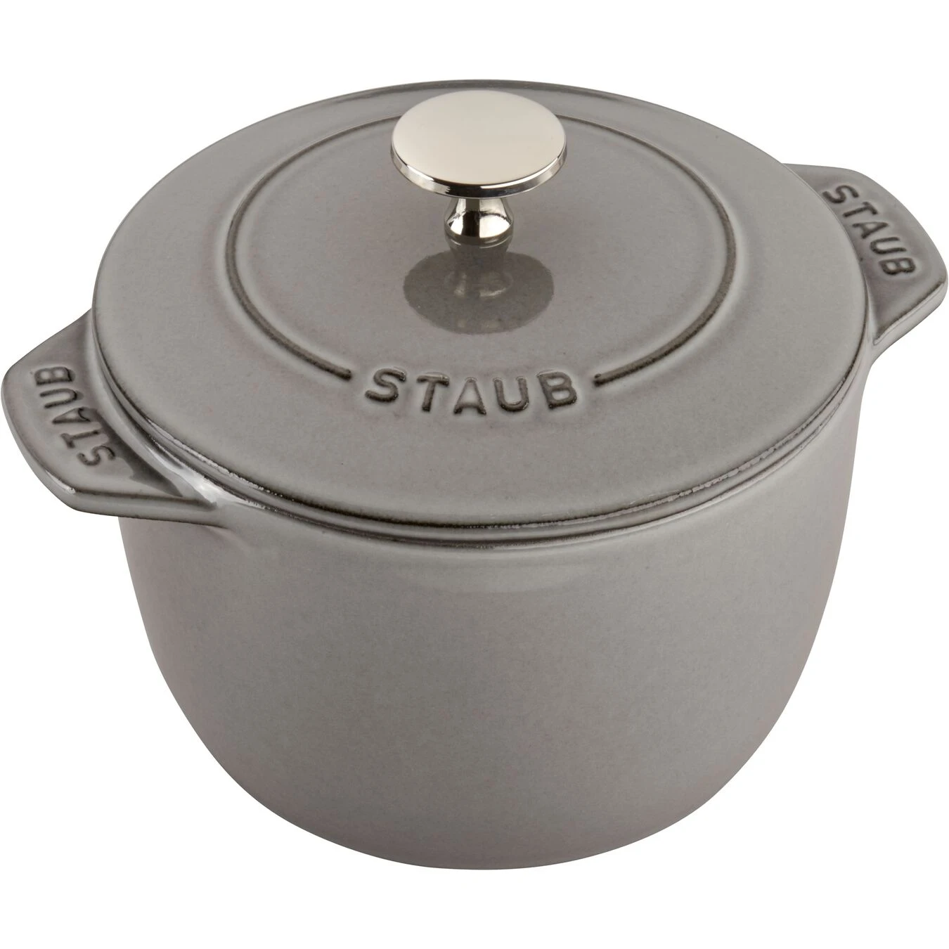 Staub Reis-Cocotte 16 Cm, Rund, Graphit-Grau, Gusseisen 7 Staub Reis-Cocotte 16 Cm, Rund, Graphit-Grau, Gusseisen – Bild 5
