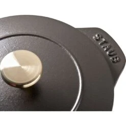 Alternative view of Staub Reis-Cocotte 16 Cm, Rund, Schwarz, Gusseisen