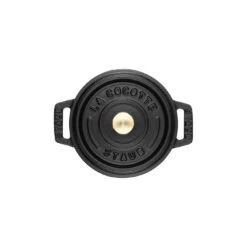 Staub Mini Cocotte 10 Cm, Rund, Schwarz, Gusseisen 9 Staub Mini Cocotte 10 Cm, Rund, Schwarz, Gusseisen -Staub Geschäft 40500 101 0 3