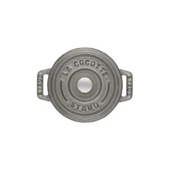 Alternative view of Staub Mini Cocotte 10 Cm, Rund, Graphit-Grau, Gusseisen