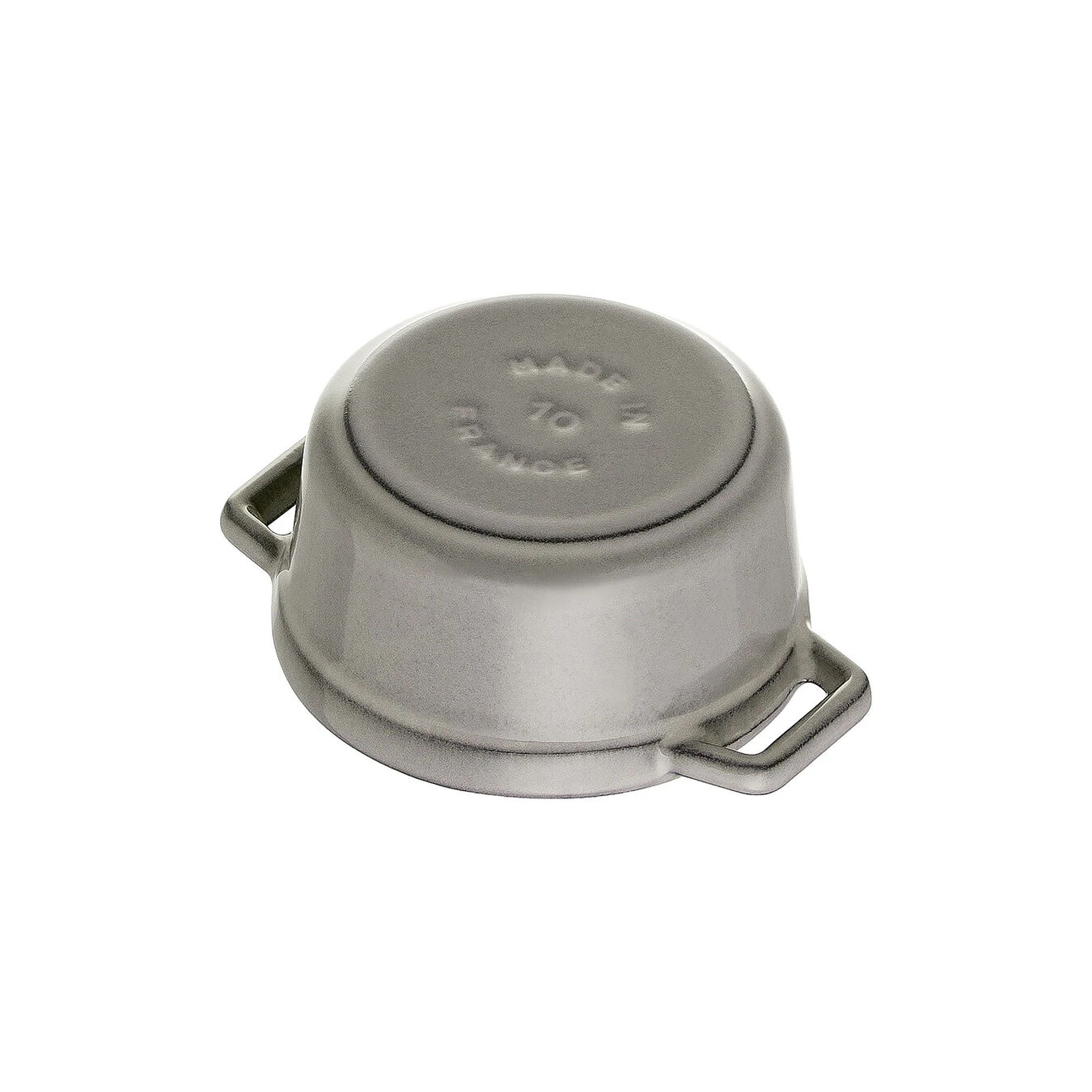 Staub Mini Cocotte 10 Cm, Rund, Graphit-Grau, Gusseisen 6 Staub Mini Cocotte 10 Cm, Rund, Graphit-Grau, Gusseisen – Bild 4