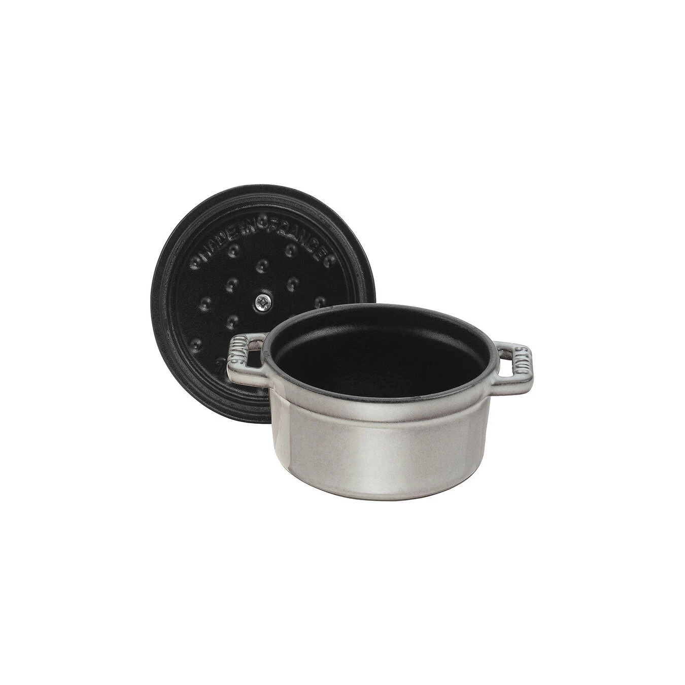 Staub Mini Cocotte 10 Cm, Rund, Graphit-Grau, Gusseisen 7 Staub Mini Cocotte 10 Cm, Rund, Graphit-Grau, Gusseisen – Bild 5