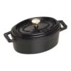 Staub Mini Cocotte 11 Cm, Oval, Schwarz, Gusseisen 1 Staub Mini Cocotte 11 Cm, Oval, Schwarz, Gusseisen -Staub Geschäft 40500 111 0 1