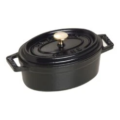 Staub Mini Cocotte 11 Cm, Oval, Schwarz, Gusseisen 9 Staub Mini Cocotte 11 Cm, Oval, Schwarz, Gusseisen -Staub Geschäft 40500 111 0 2