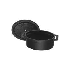 Staub Mini Cocotte 11 Cm, Oval, Schwarz, Gusseisen 13 Staub Mini Cocotte 11 Cm, Oval, Schwarz, Gusseisen -Staub Geschäft 40500 111 0 6