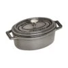 Staub Mini Cocotte 11 Cm, Oval, Graphit-Grau, Gusseisen -Staub Geschäft 40500 116 0 1