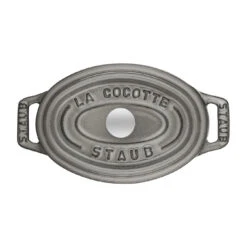 Alternative view of Staub Mini Cocotte 11 Cm, Oval, Graphit-Grau, Gusseisen