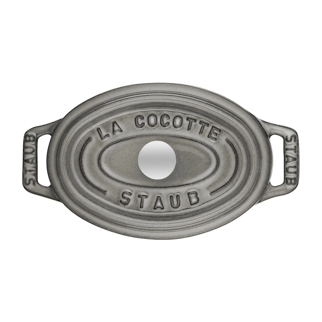 Staub Mini Cocotte 11 Cm, Oval, Graphit-Grau, Gusseisen 4 Staub Mini Cocotte 11 Cm, Oval, Graphit-Grau, Gusseisen – Bild 2