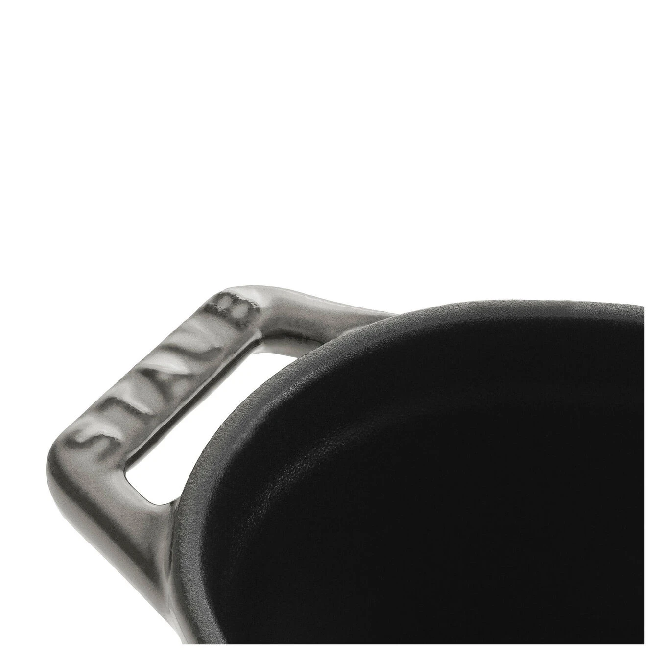 Staub Mini Cocotte 11 Cm, Oval, Graphit-Grau, Gusseisen 5 Staub Mini Cocotte 11 Cm, Oval, Graphit-Grau, Gusseisen – Bild 3