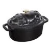 Staub Cocotte 17 Cm, Oval, Schwarz, Gusseisen 2 Staub Cocotte 17 Cm, Oval, Schwarz, Gusseisen -Staub Geschäft 40500 171 0 1