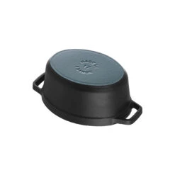 Staub Cocotte 17 Cm, Oval, Schwarz, Gusseisen -Staub Geschäft 40500 171 0 5