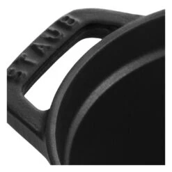 Staub Cocotte 17 Cm, Oval, Schwarz, Gusseisen -Staub Geschäft 40500 171 0 7