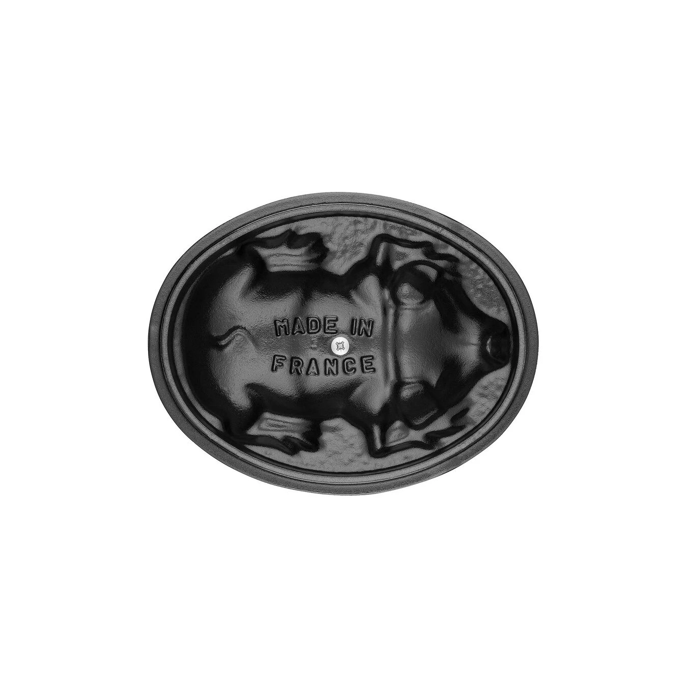 Staub Cocotte 17 Cm, Oval, Graphit-Grau, Gusseisen 4 Staub Cocotte 17 Cm, Oval, Graphit-Grau, Gusseisen – Bild 2