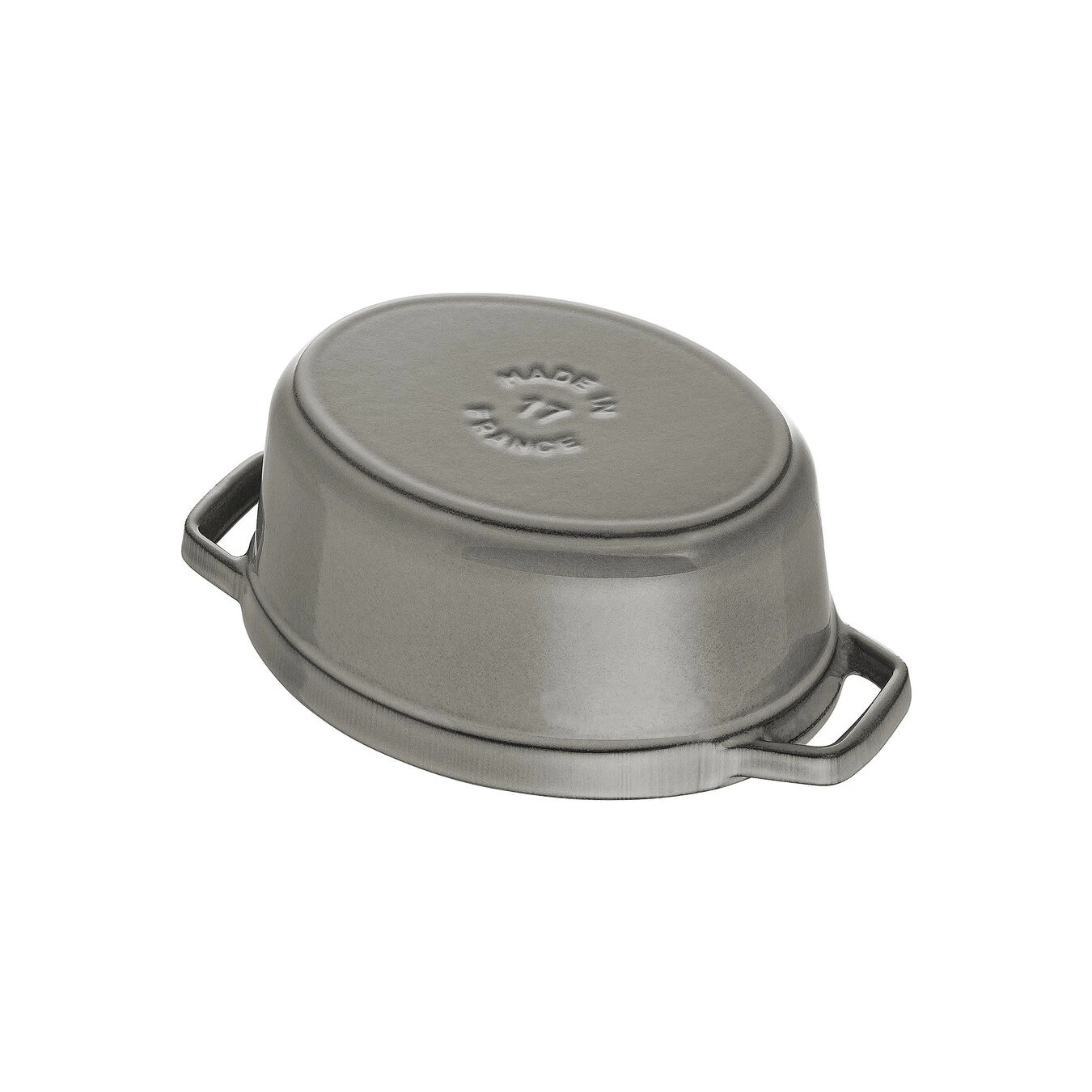 Staub Cocotte 17 Cm, Oval, Graphit-Grau, Gusseisen 7 Staub Cocotte 17 Cm, Oval, Graphit-Grau, Gusseisen – Bild 5
