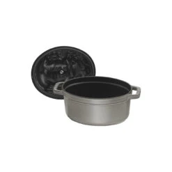 Staub Cocotte 17 Cm, Oval, Graphit-Grau, Gusseisen 13 Staub Cocotte 17 Cm, Oval, Graphit-Grau, Gusseisen -Staub Geschäft 40500 176 0 6