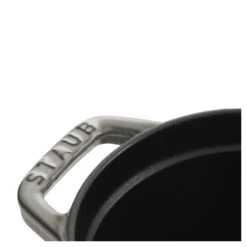 Staub Cocotte 17 Cm, Oval, Graphit-Grau, Gusseisen 11 Staub Cocotte 17 Cm, Oval, Graphit-Grau, Gusseisen -Staub Geschäft 40500 176 0 7