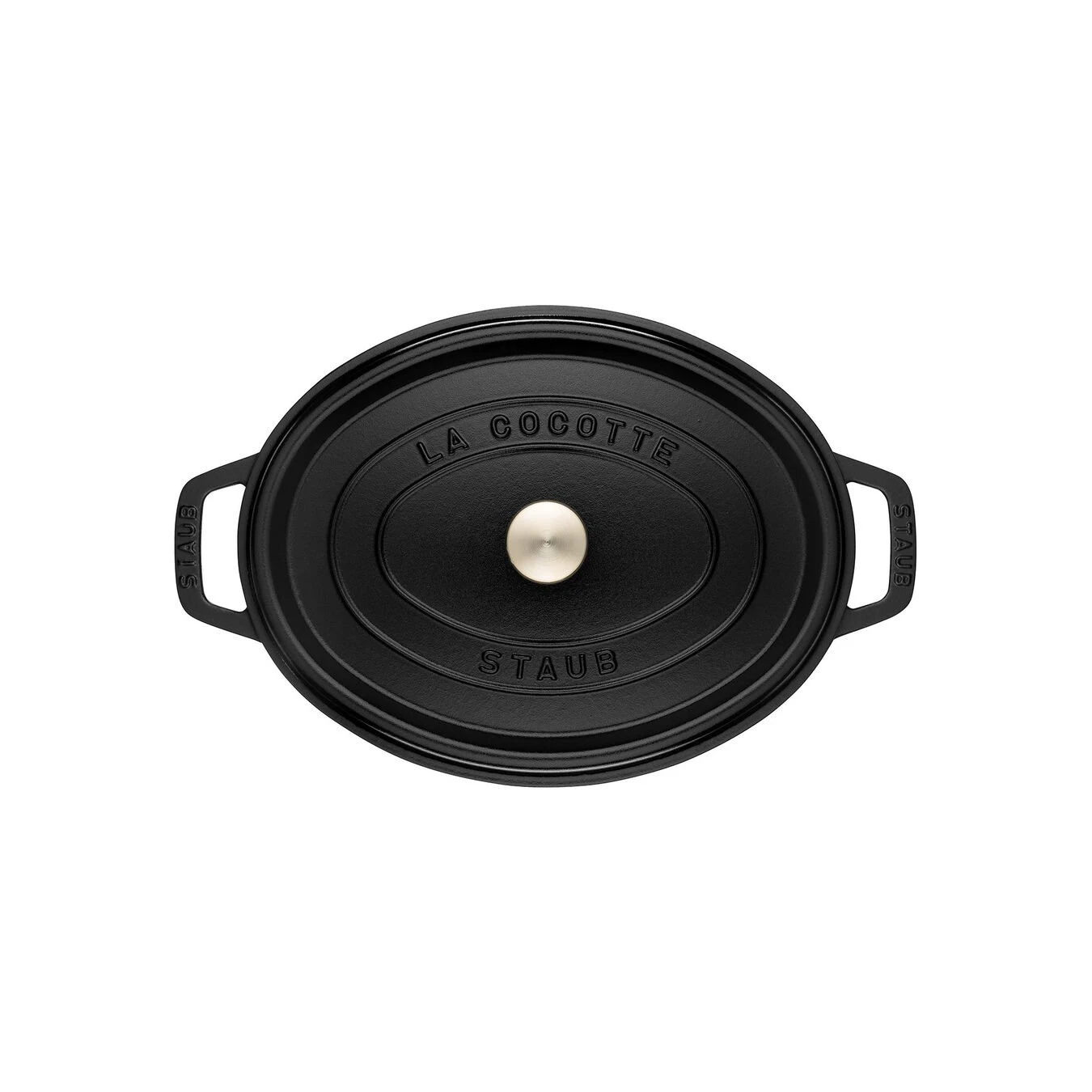 Staub Cocotte 31 Cm, Oval, Schwarz, Gusseisen 6 Staub Cocotte 31 Cm, Oval, Schwarz, Gusseisen – Bild 4