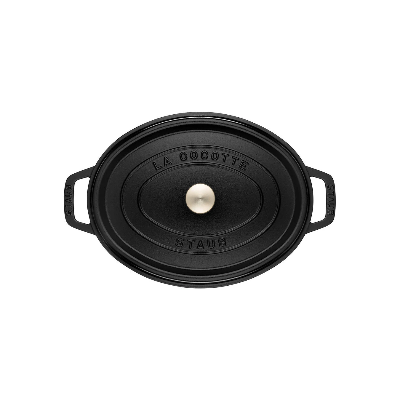 Staub Cocotte 27 Cm, Oval, Schwarz, Gusseisen 6 Staub Cocotte 27 Cm, Oval, Schwarz, Gusseisen – Bild 4