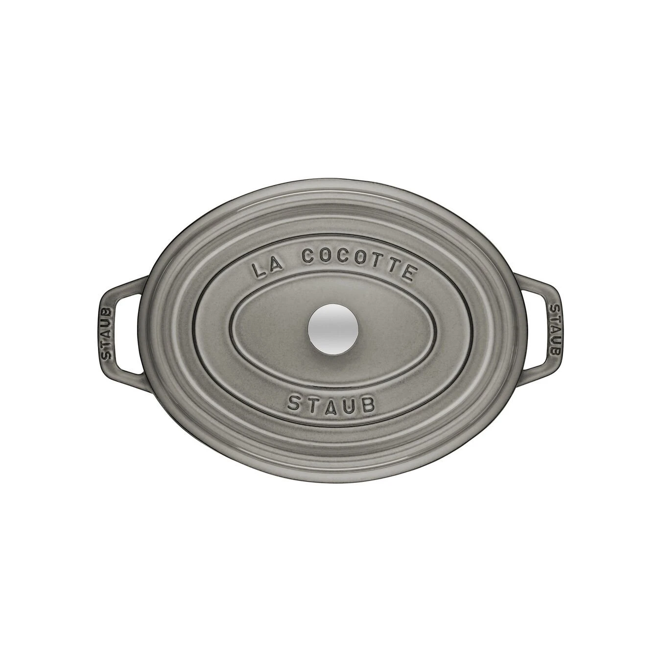 Staub Cocotte 33 Cm, Oval, Graphit-Grau, Gusseisen 4 Staub Cocotte 33 Cm, Oval, Graphit-Grau, Gusseisen – Bild 2