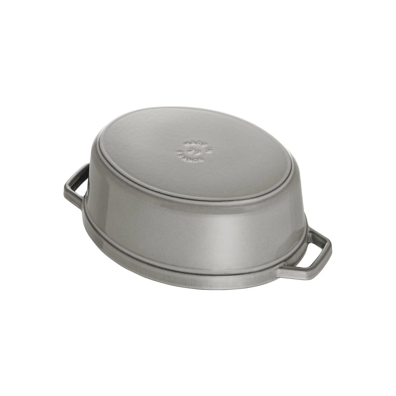Staub Cocotte 15 Cm, Oval, Graphit-Grau, Gusseisen 7 Staub Cocotte 15 Cm, Oval, Graphit-Grau, Gusseisen – Bild 5