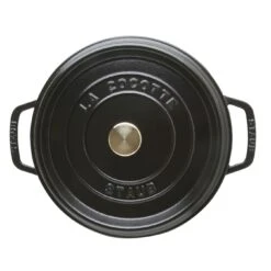 Staub Cocotte 24 Cm, Rund, Schwarz, Gusseisen 11 Staub Cocotte 24 Cm, Rund, Schwarz, Gusseisen -Staub Geschäft 40500 241 0 3