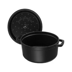 Alternative view of Staub Cocotte 14 Cm, Rund, Schwarz, Gusseisen