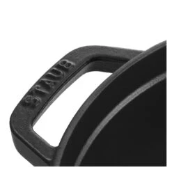 Alternative view of Staub Cocotte 30 Cm, Rund, Schwarz, Gusseisen
