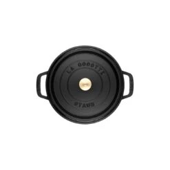 Staub Cocotte 26 Cm, Rund, Schwarz, Gusseisen -Staub Geschäft 40500 241 0 8 3
