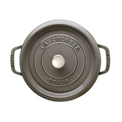 Alternative view of Staub Cocotte 24 Cm, Rund, Graphit-Grau, Gusseisen