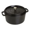Staub Cocotte 28 Cm, Rund, Schwarz, Gusseisen -Staub Geschäft 40500 281 0 1