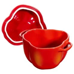 Alternative view of Staub Cocotte 11 Cm, Paprika, Orange-Rot, Keramik