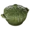 Staub Cocotte 13 Cm, Artischocke, Basilikum-Grün, Keramik 1 Staub Cocotte 13 Cm, Artischocke, Basilikum-Grün, Keramik -Staub Geschäft 40500 326 0 2