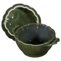 Staub Cocotte 13 Cm, Artischocke, Basilikum-Grün, Keramik 12 Staub Cocotte 13 Cm, Artischocke, Basilikum-Grün, Keramik -Staub Geschäft 40500 326 0 7