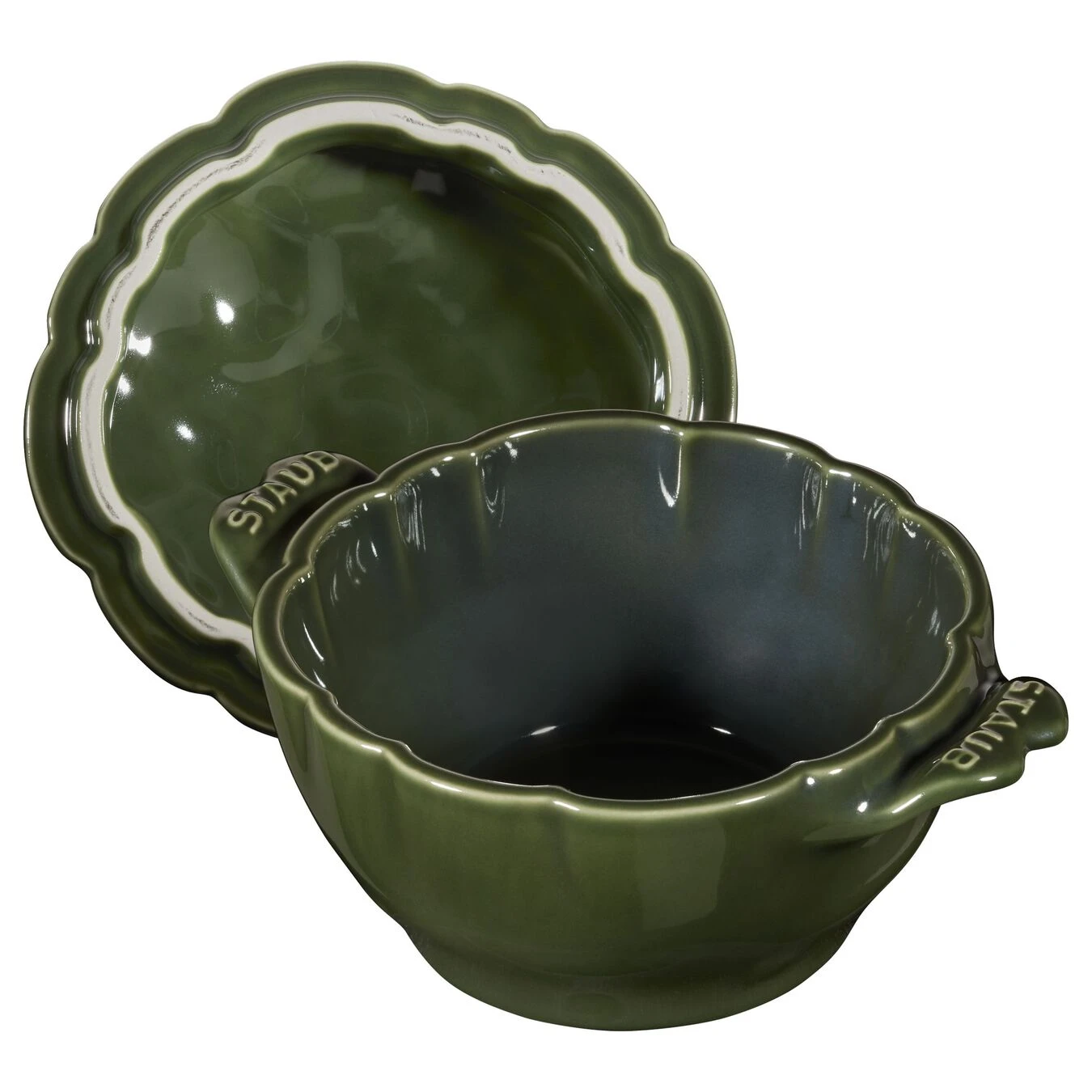 Staub Cocotte 13 Cm, Artischocke, Basilikum-Grün, Keramik 7 Staub Cocotte 13 Cm, Artischocke, Basilikum-Grün, Keramik – Bild 5
