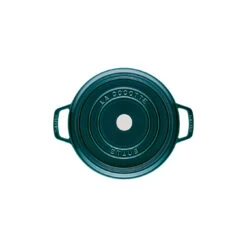 Staub Cocotte 28 Cm, Rund, La-Mer, Gusseisen -Staub Geschäft 40501 115 0 3