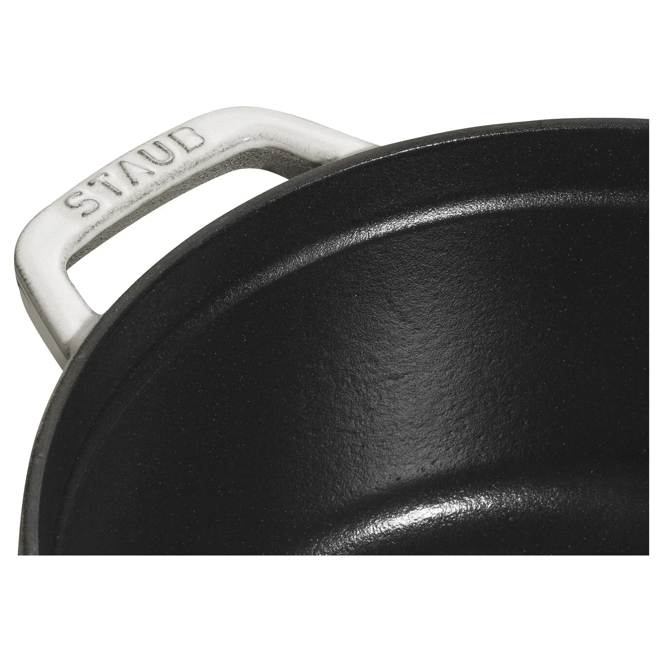 Staub Cocotte 24 Cm, Rund, Weisser Trüffel, Gusseisen 7 Staub Cocotte 24 Cm, Rund, Weisser Trüffel, Gusseisen – Bild 5