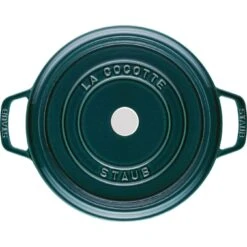 Staub Cocotte 28 Cm, Rund, La-Mer, Gusseisen -Staub Geschäft 40501115 3