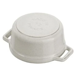 Staub Mini Cocotte 10 Cm, Rund, Weisser Trüffel, Gusseisen -Staub Geschäft 40501408 4