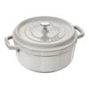 Staub Cocotte 28 Cm, Rund, Weisser Trüffel, Gusseisen